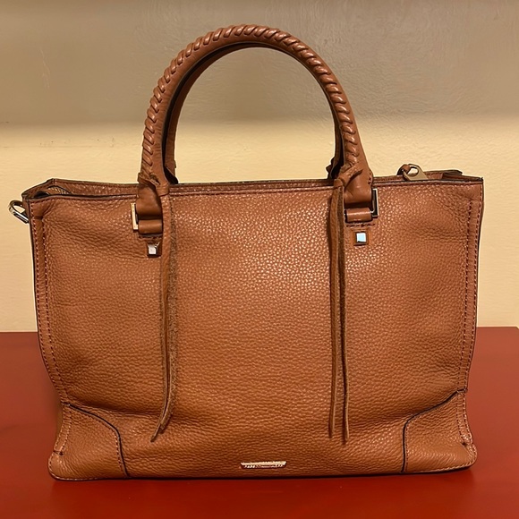 *FINAL SALE* Rebecca Minkoff Regan Leather Satchel Bag - Picture 1 of 11
